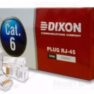Conectores Plug Rj45 Dixon Cat 6e Cables De Red Patch Cord