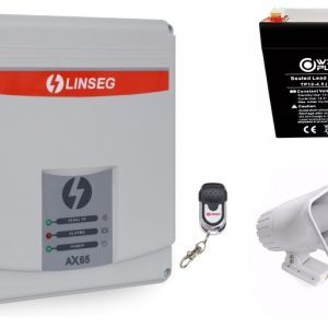 KIT Alarma Sirena Vecinal Comunitaria Linseg Panel AX-65L