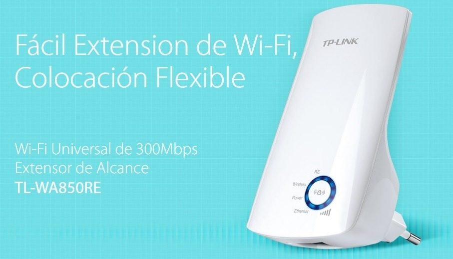 Extensor De Wifi Repetidor 300mbps 2.4ghz Tl-wa850re Tplink