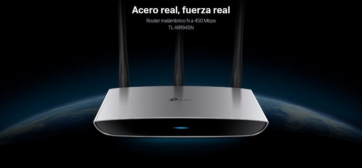 Router Metálico Repetidor Wireless Tplink Tlwr945n 450mbps