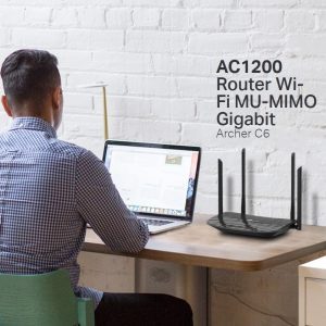 Router Gigabit MU-MIMO Wifi doble banda Archer C6 TP-Link