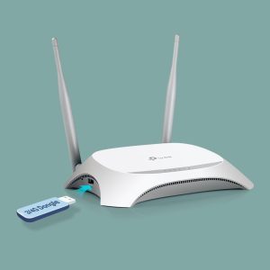 Router WiFi 3g/4g Tl-mr3420 300mbps TP-LINK Modem USB Chip