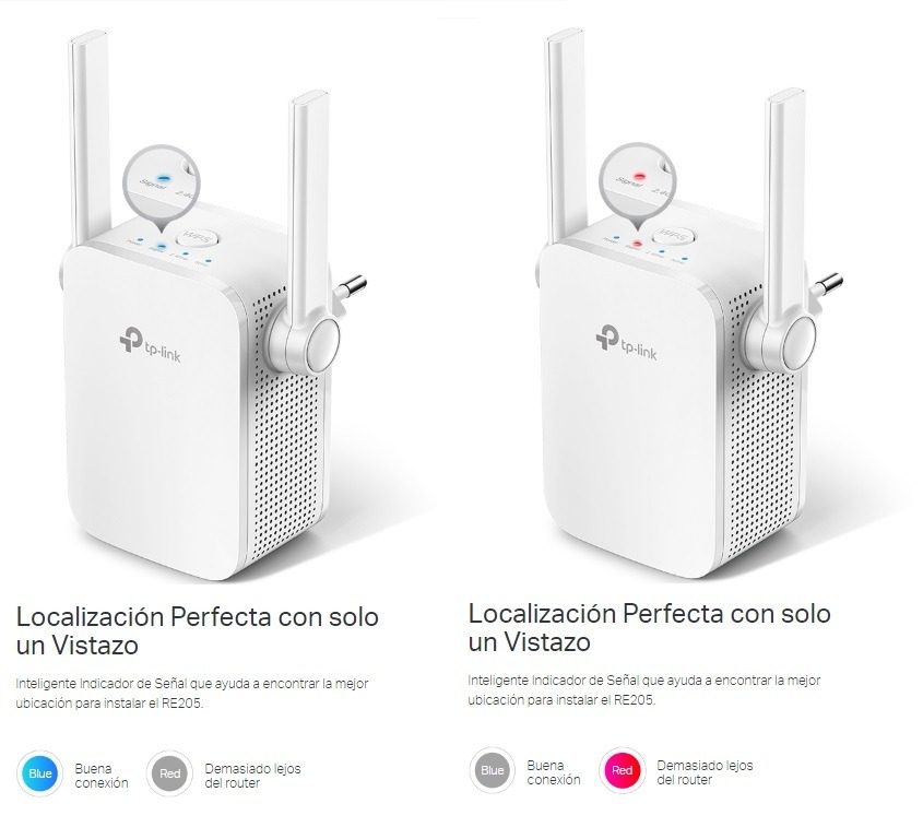 Extensor Rango Wifi Ac750 Re205 Tp-link Doble Banda