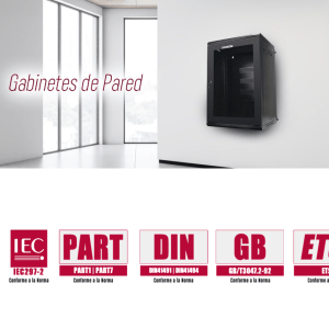 Gabinete metal de Pared 4RU DXV5.5404.BA DIXON DESARMADO