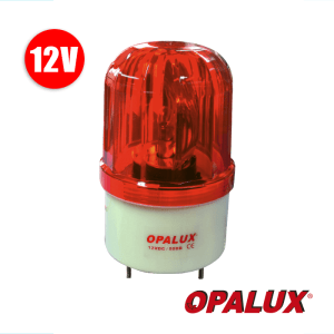 Circulina Industrial con sirena OPALUX 12VDC 90DB 25W GL-13R