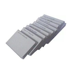 Tarjetas de proximidad identificación 125 KHz PVC blanco para marcadores de personal ID-CARD(THIN) ZKTeco