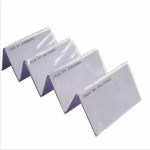 Tarjetas de proximidad identificación 125 KHz PVC blanco para marcadores de personal ID-CARD(THIN) ZKTeco