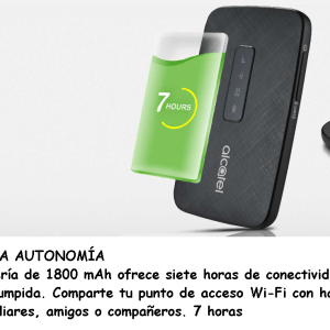 Router portatil WIFI CHIP alcatel Link Zone MW41NF