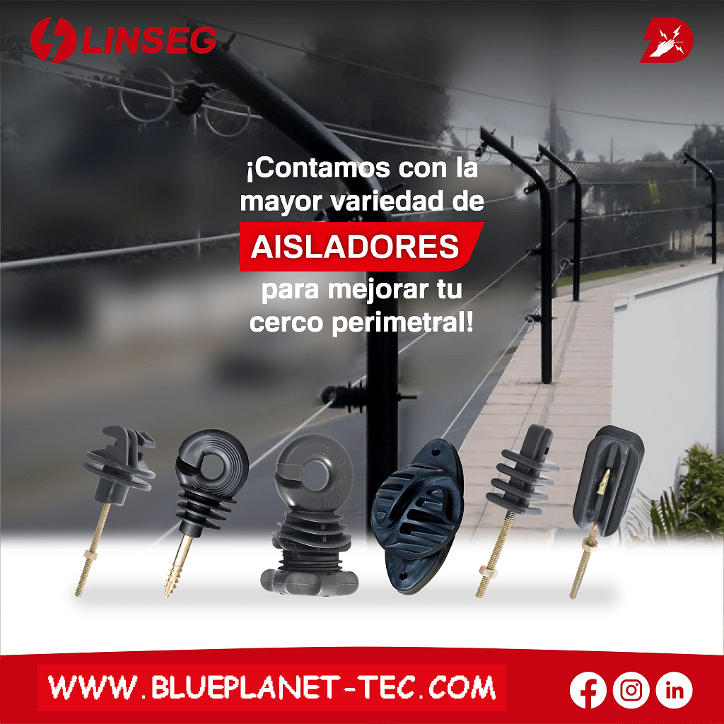 Kit Cerco Electrico-Sirena-alarma de alto voltaje Linseg MAX1-RF