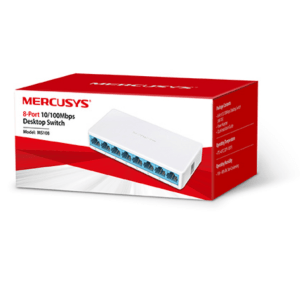Switch de 8 puertos Ethernet 10/100Mbps MS108 Mercusys