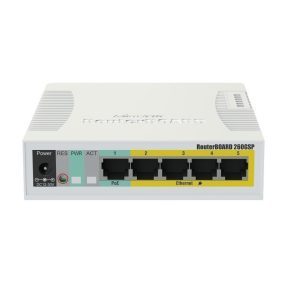 Switch Administrable Mikrotik Rb260gsp 5gigabit Ports Sfp Swos Css106-1g-4p-1s