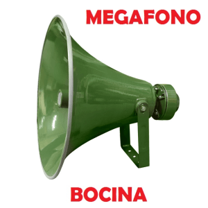 BOCINA ALTAVOZ MEGAFONO 12VDC 60W alarmas TSU-60 HURRICANE
