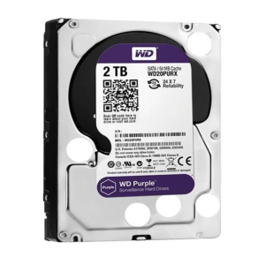 Disco Duro HD Wester Digital Purpura 2TB SATA 3.5" cámaras, pc, juegos