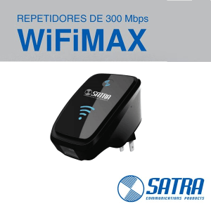 Amplificador Repetidor Wifi 300mbps 2.4ghz WIFI MAX  SA-RE300A SATRA