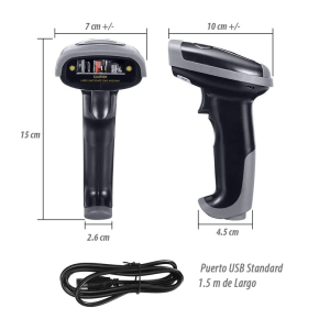 Lector pistola Código De Barras Zkteco Zkb104 Usb venta producción