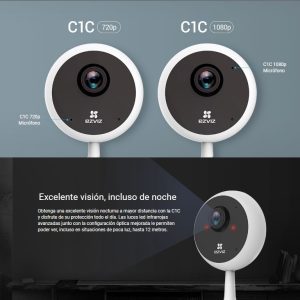 Cámara Ip Ezviz C1C 720p  Wifi  Slot Micro Sd día/noche
