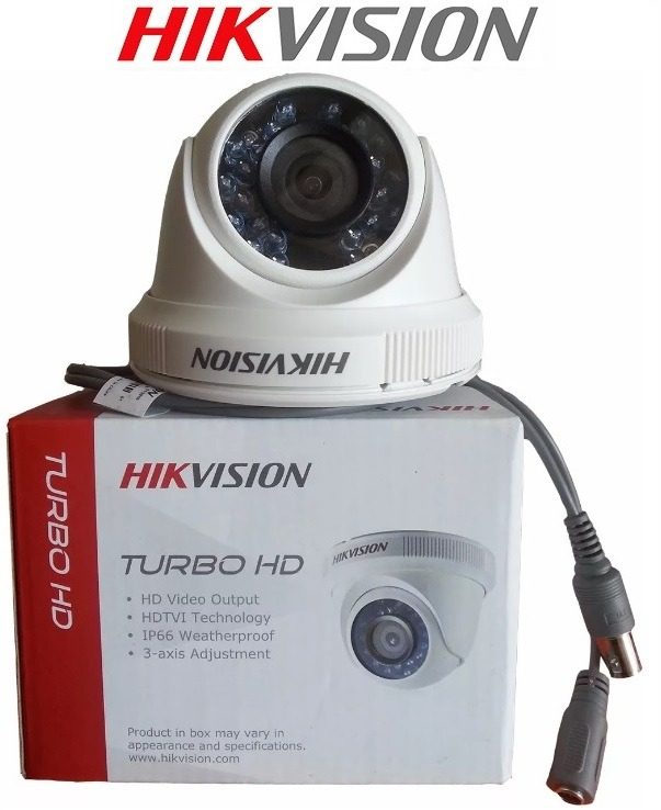 Cámara Vigilancia Hikvision DS-2CE56COT-IRPF Domo Hd 720p