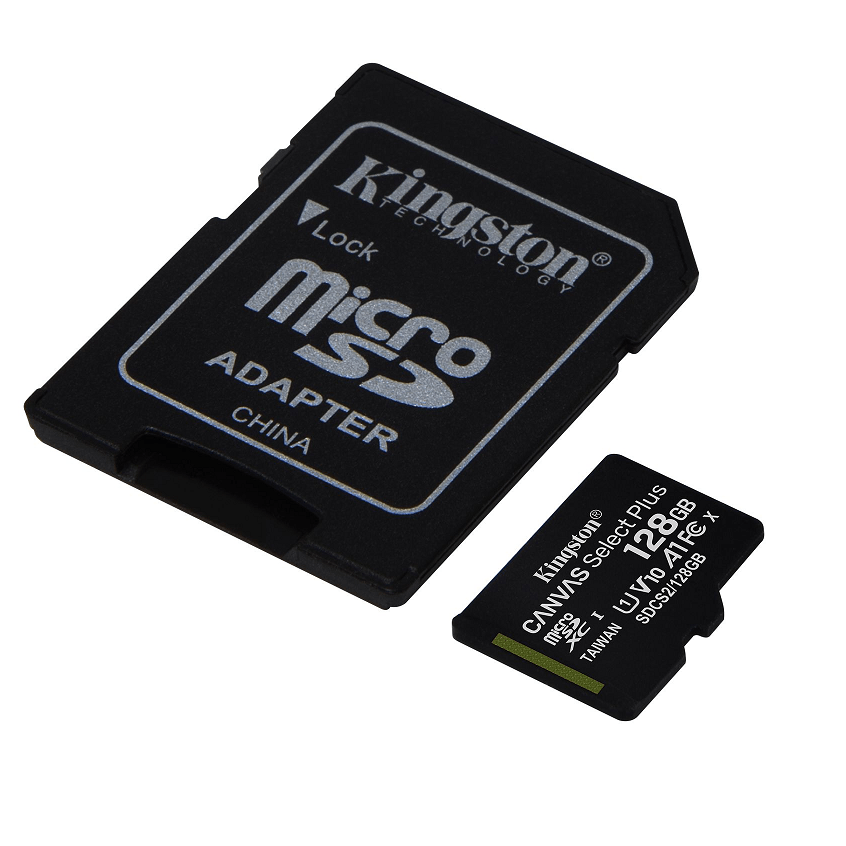 Memoria Kingston micro SD class 10 SDCS2/128GB canvas original