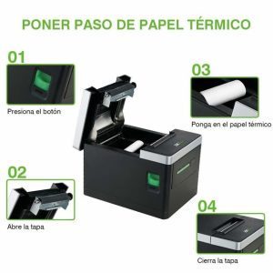 Impresora Térmica Recibos 80mm ZKP8008 ZKTECO Auto-Cortador