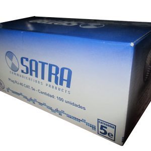Conectores Plug Rj-45 Satra Cat 5e Cables De Red Patch Cord