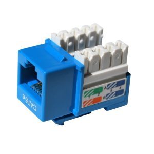 Jack RJ-45 Cat. 5e de Poncheo – Azul
