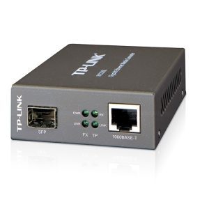 Convertidor Multimedia Sfp Gigabit Mc220l Tplink Fibra a rj45