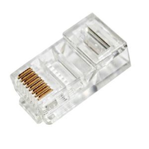 Conectores Plug Rj-45 Satra Cat 5e Cables De Red Patch Cord