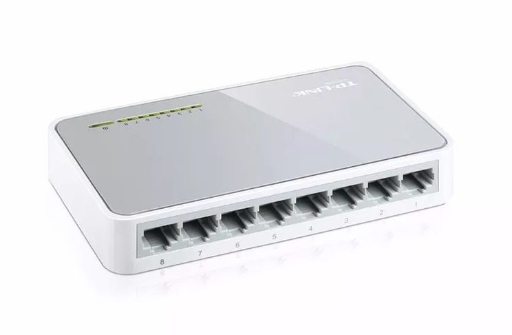 Switch De 8 Puertos De 10/100mbps Tp Link Tlsf1008d