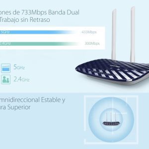 Router Inalámbrico Archer Ac750 C20 Tplink Dual Band 2.4/5.8