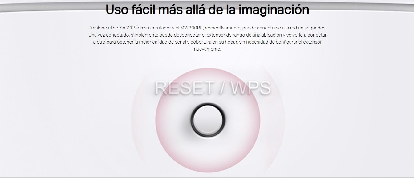 Repetidor Extensor Wifi MW300RE De Mercusys