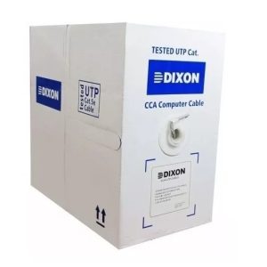 CABLE RED UTP CAT 5E DIXON 7060 24 AWG LSZH puro cobre
