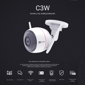 CÁMARA WIFI IP 1080P C3W CS-CV310-A0-1B2WFR EXTERNA AUDIO EZVIZ