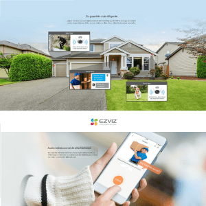 CÁMARA WIFI IP 1080P C3W CS-CV310-A0-1B2WFR EXTERNA AUDIO EZVIZ