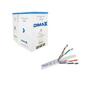 Cable red internet cctv cámaras Utp Dimax Cat.5e Económico (DC1-5E-305w24CCA)