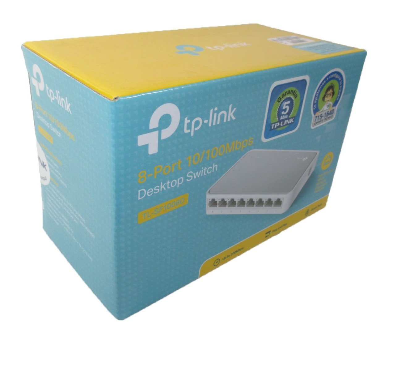 Switch De 8 Puertos De 10/100mbps Tp Link Tlsf1008d