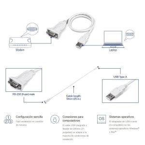 Convertidor adaptador de USB a serial TU-S9 Trednet